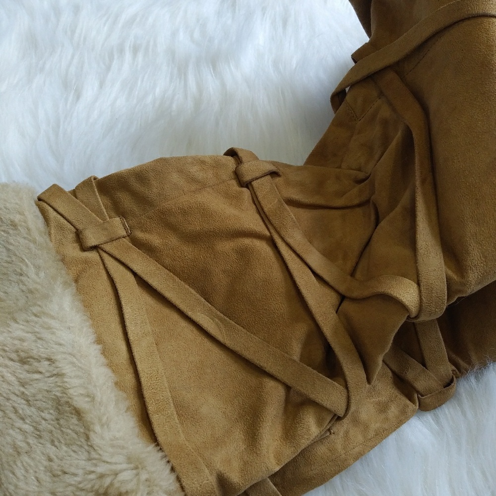 Women's Brown Tall Heeled Boots - Picture 5 of 8